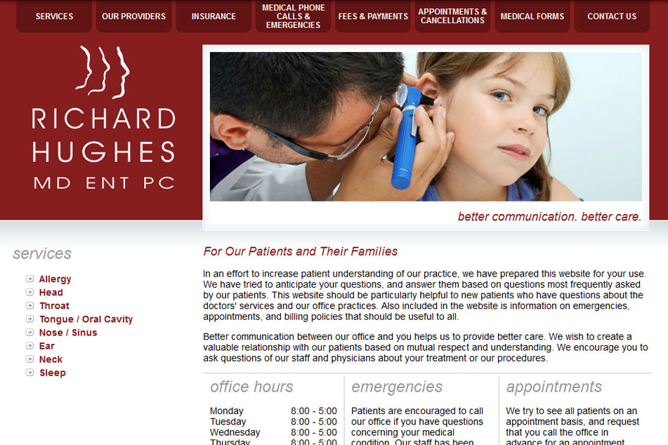Richard Hughes MD ENT PC - <a href='http://richardhughesmd.com' target='_blank'>richardhughesmd.com</a> - Queensbury, NY